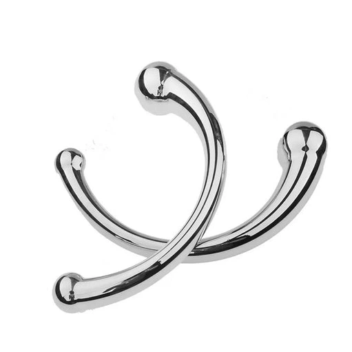 Double Anal Elegant 5858 Steel Hook Ended Stainless 0712
